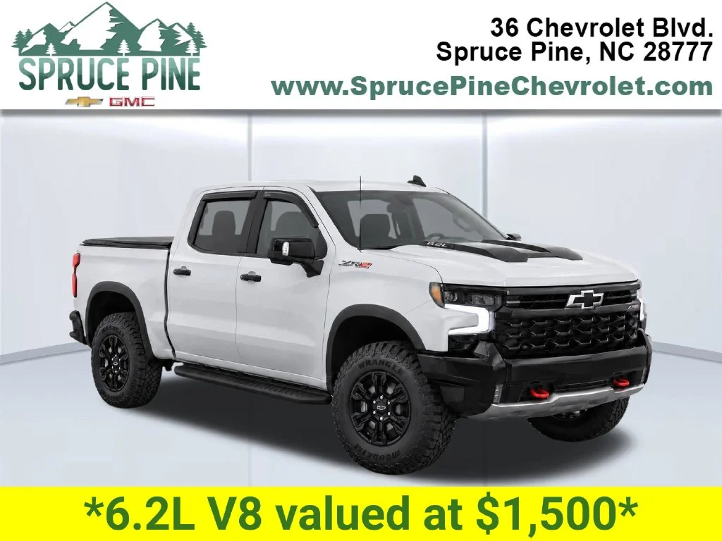 New 2026 White Chevrolet ZR2 image 1