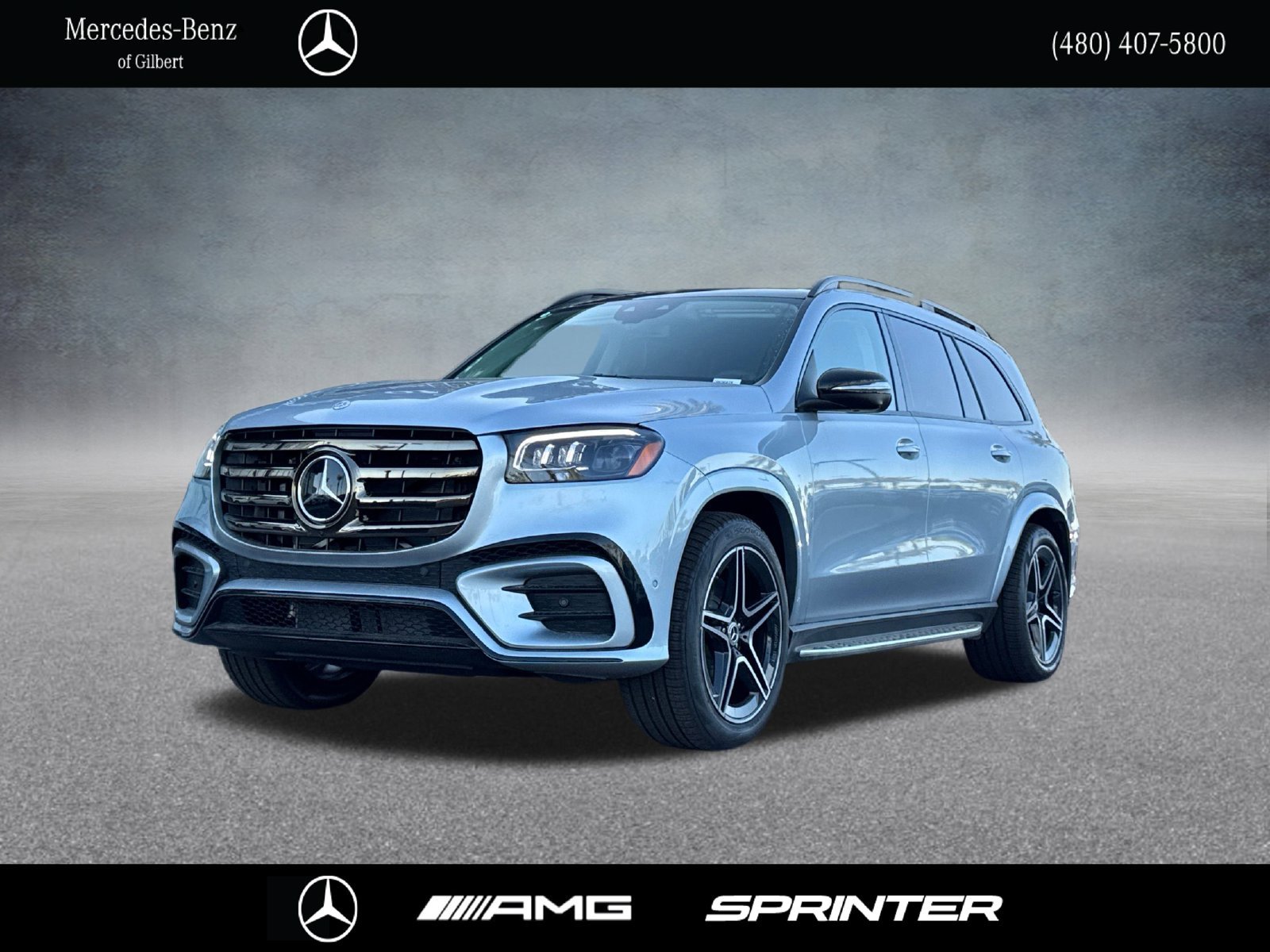 New 2026 Cirrus Silver Metallic Mercedes-Benz GLS 450 image 1
