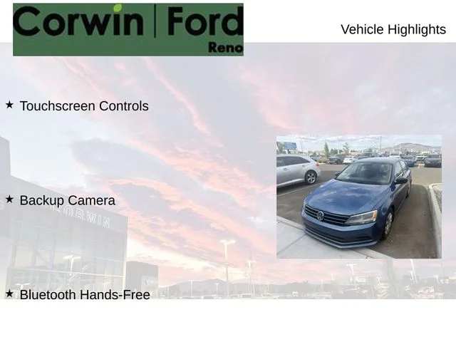 Used 2015 Blue Metallic Volkswagen 2.0L S image 7