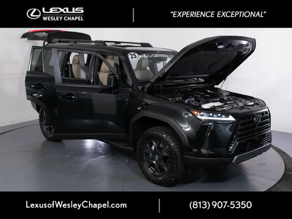 Certified Used 2025 Black Lexus 550 Overtrail image 11