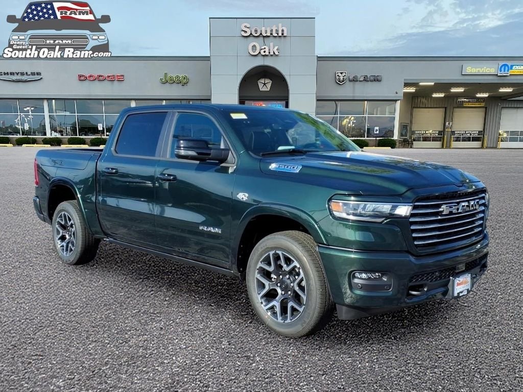 New 2026 Serrano-Green Metallic Exterior Paint RAM Laramie image 1