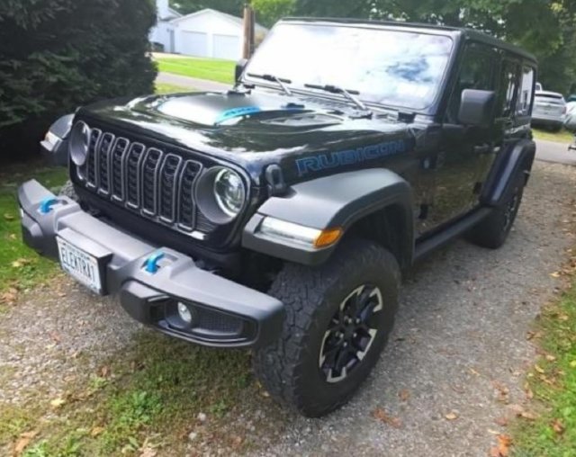 Used 2024 Black Jeep Rubicon 4xe image 1