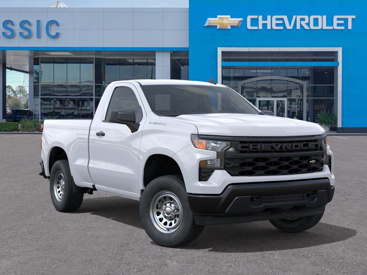 2026 Chevrolet Silverado 1500 WT White at Classic Elite Chevrolet Hwy 6