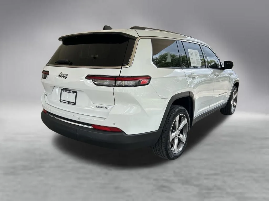 Used 2021 White Jeep Limited image 3
