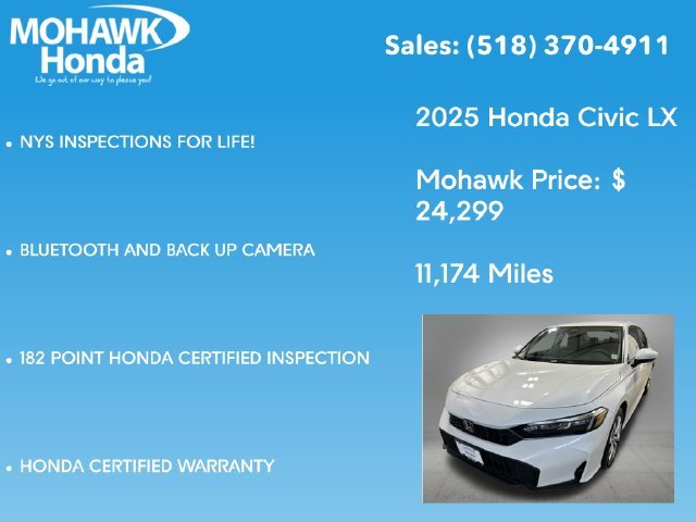 2025 Honda Civic LX - Photo 8