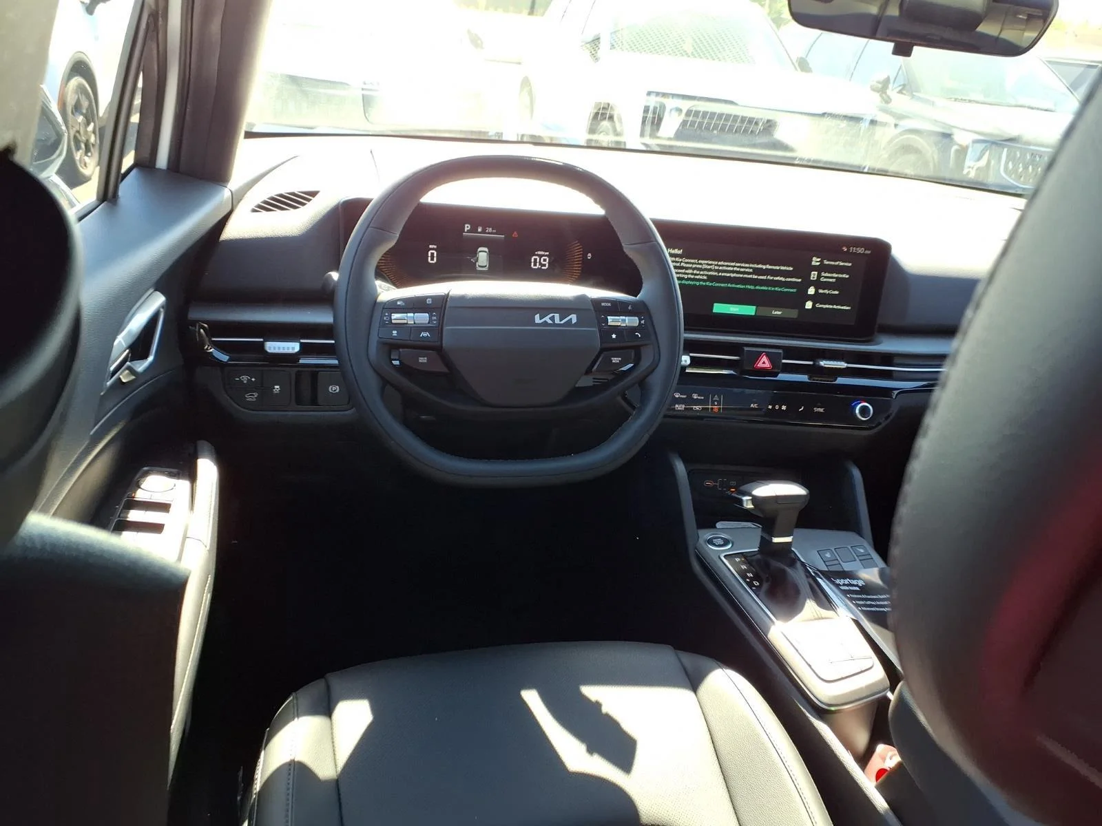 New 2027 Glacial White Pearl / Black Ro Kia X-Line image 3