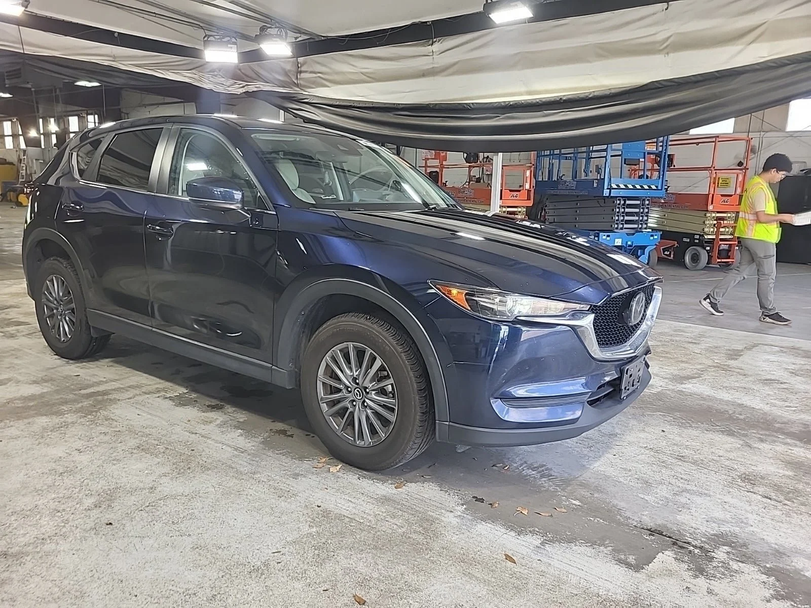 Used 2021 Deep Crystal Blue Mica Mazda Touring image 3