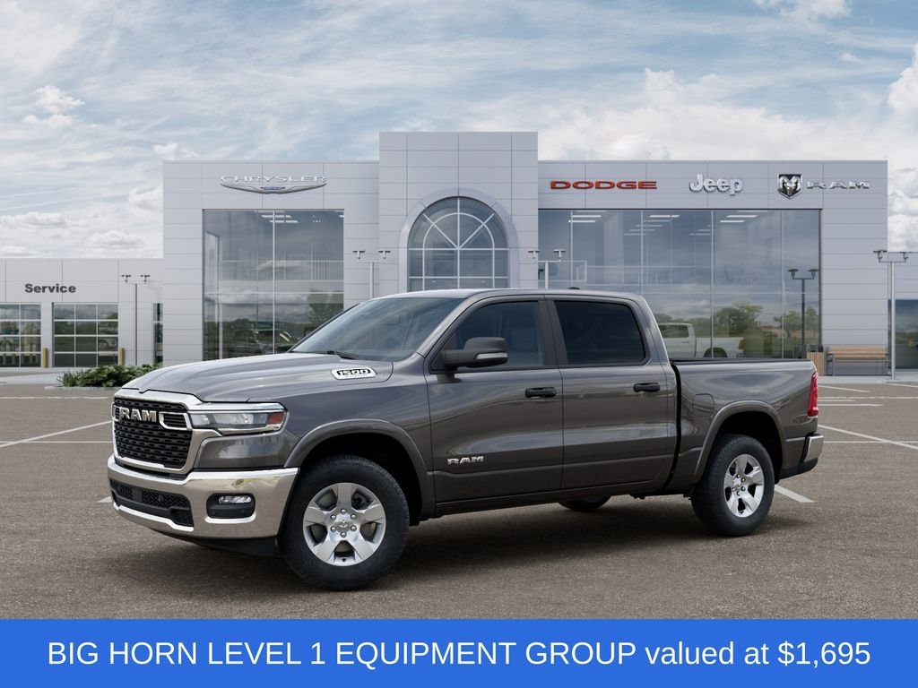 New 2026 Granite Crystal Metallic Clear-Coat Exterior Paint RAM Big Horn/Lone Star image 2