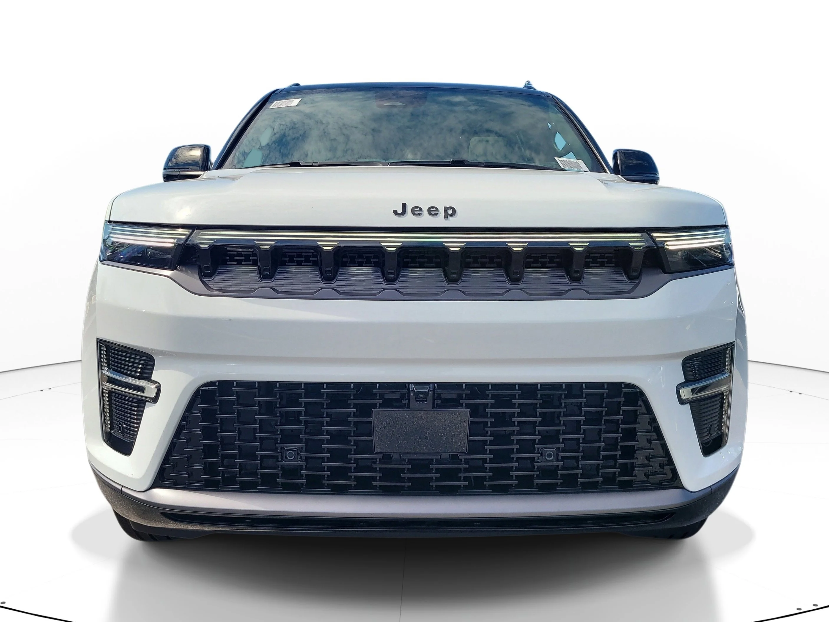 New 2026 Bright White Clearcoat Jeep Summit Obsidian image 3