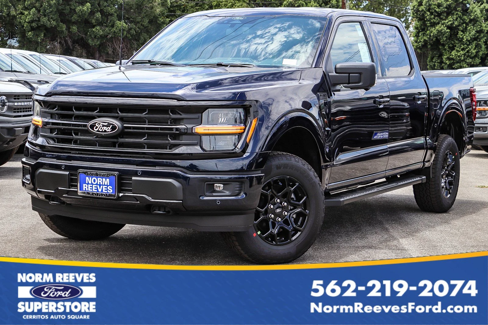 New 2026 Antimatter Blue Metallic Ford XLT image 1