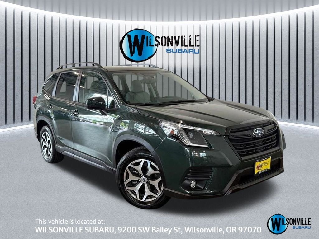Certified Used 2024 Green Subaru Premium image 1