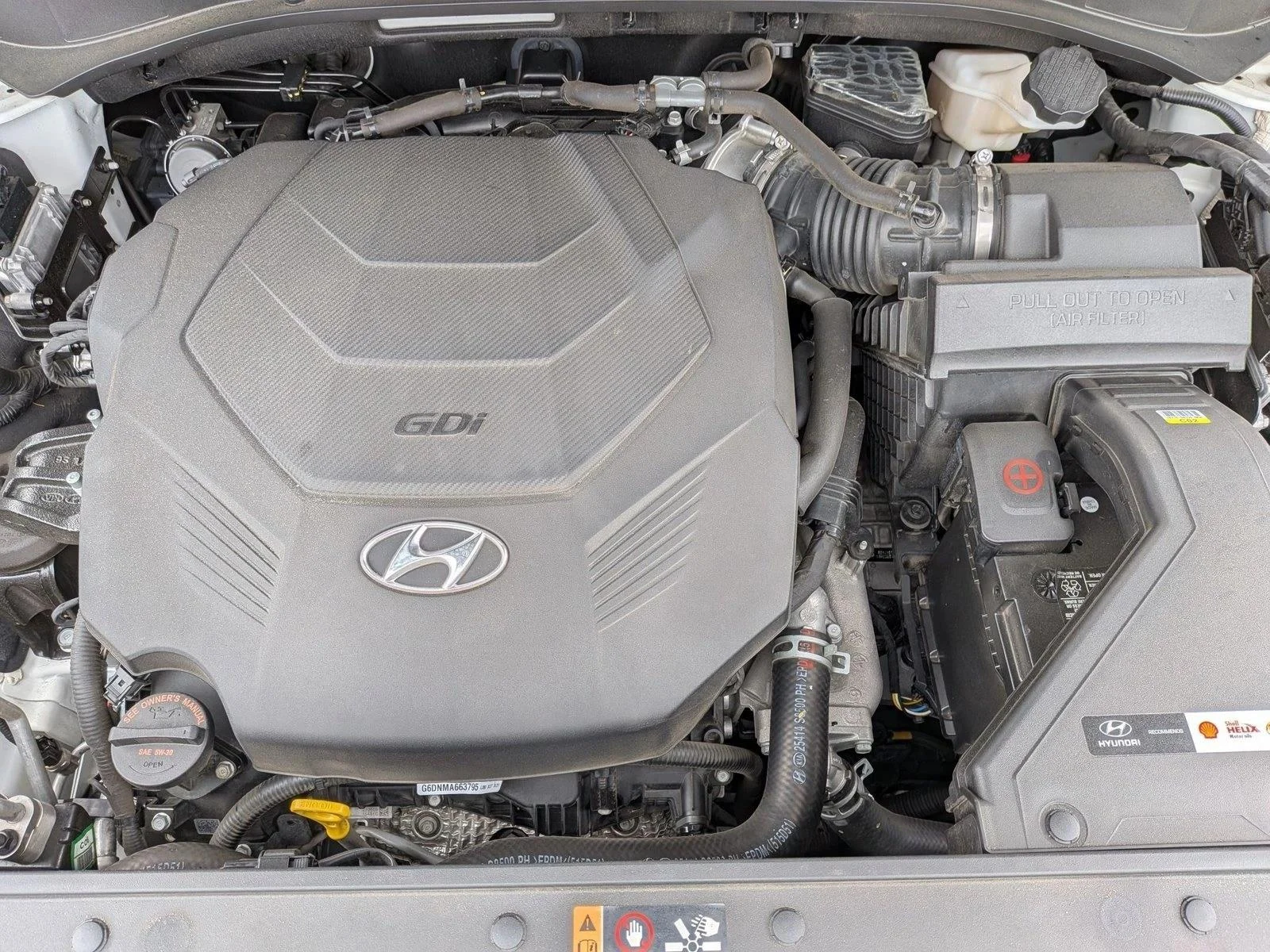 Used 2022 Hyper White Hyundai SEL image 24