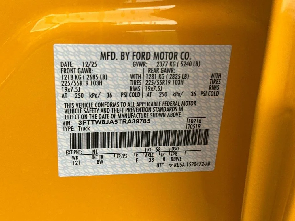 New 2026 Orange Fury Metallic Tri-Coat Ford XLT image 13