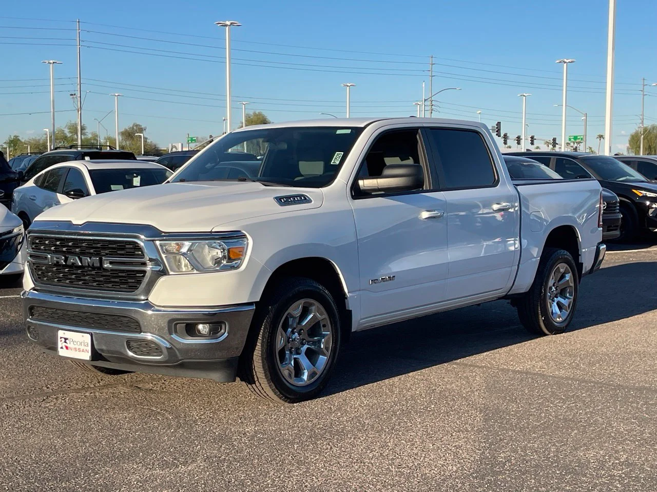 Used 2022 Bright White Clearcoat Ram Big Horn/Lone Star image 1