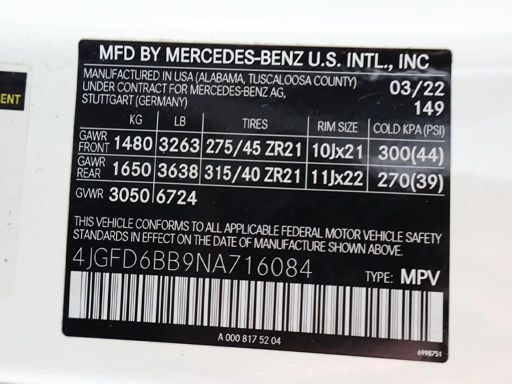 Used 2022 Polar White Mercedes-Benz GLE 53 AMG® image 62