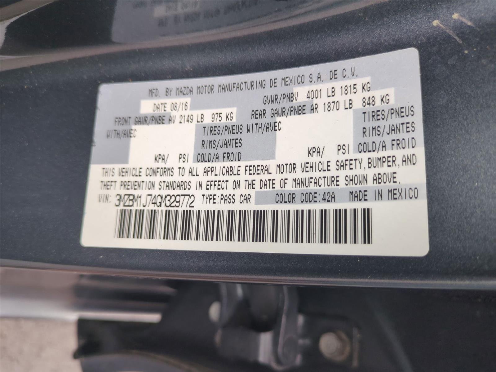 Used 2016 Meteor Gray Mica Mazda i Sport image 50