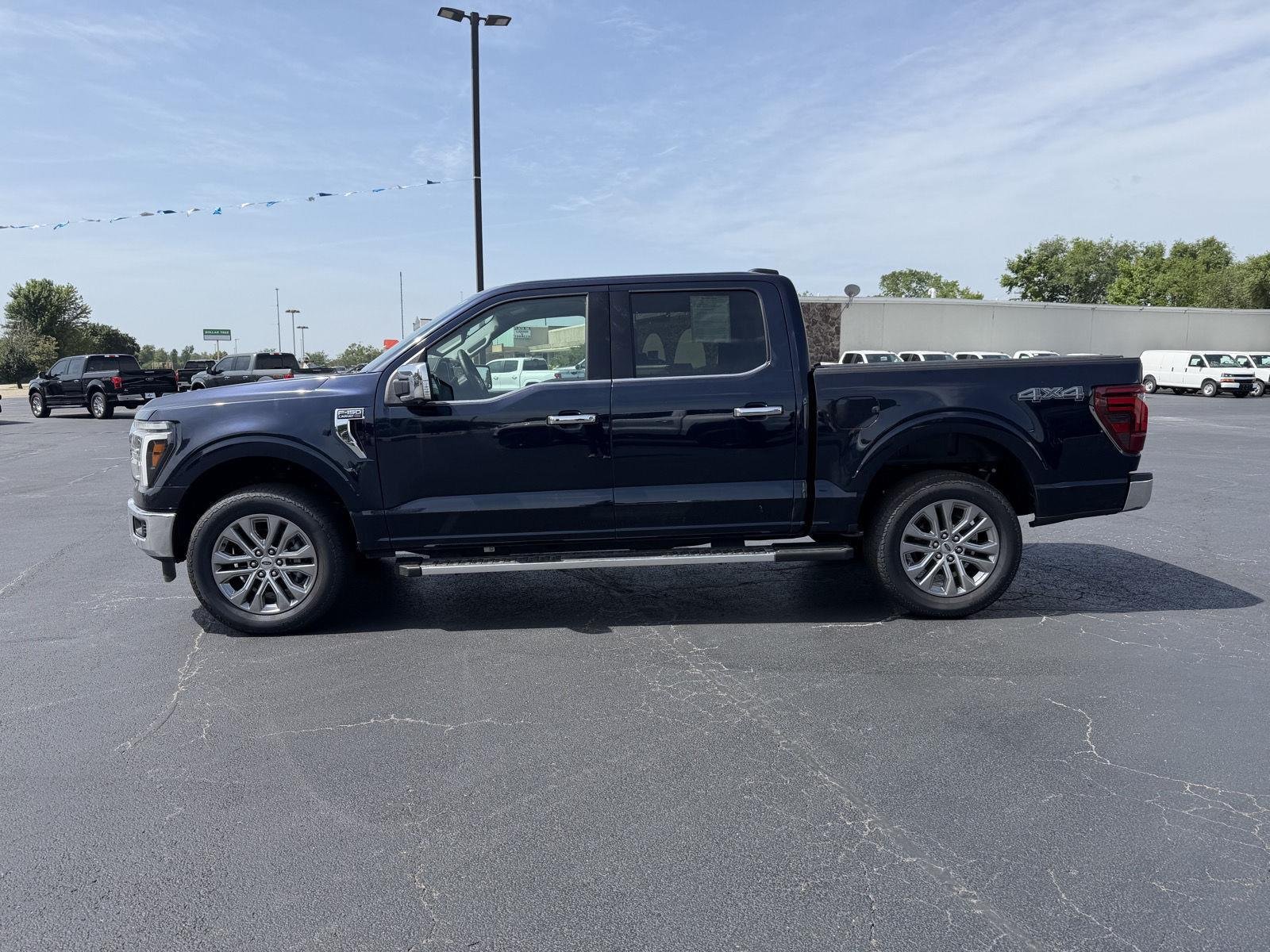 Used 2025 Antimatter Blue Metallic Ford LARIAT image 7