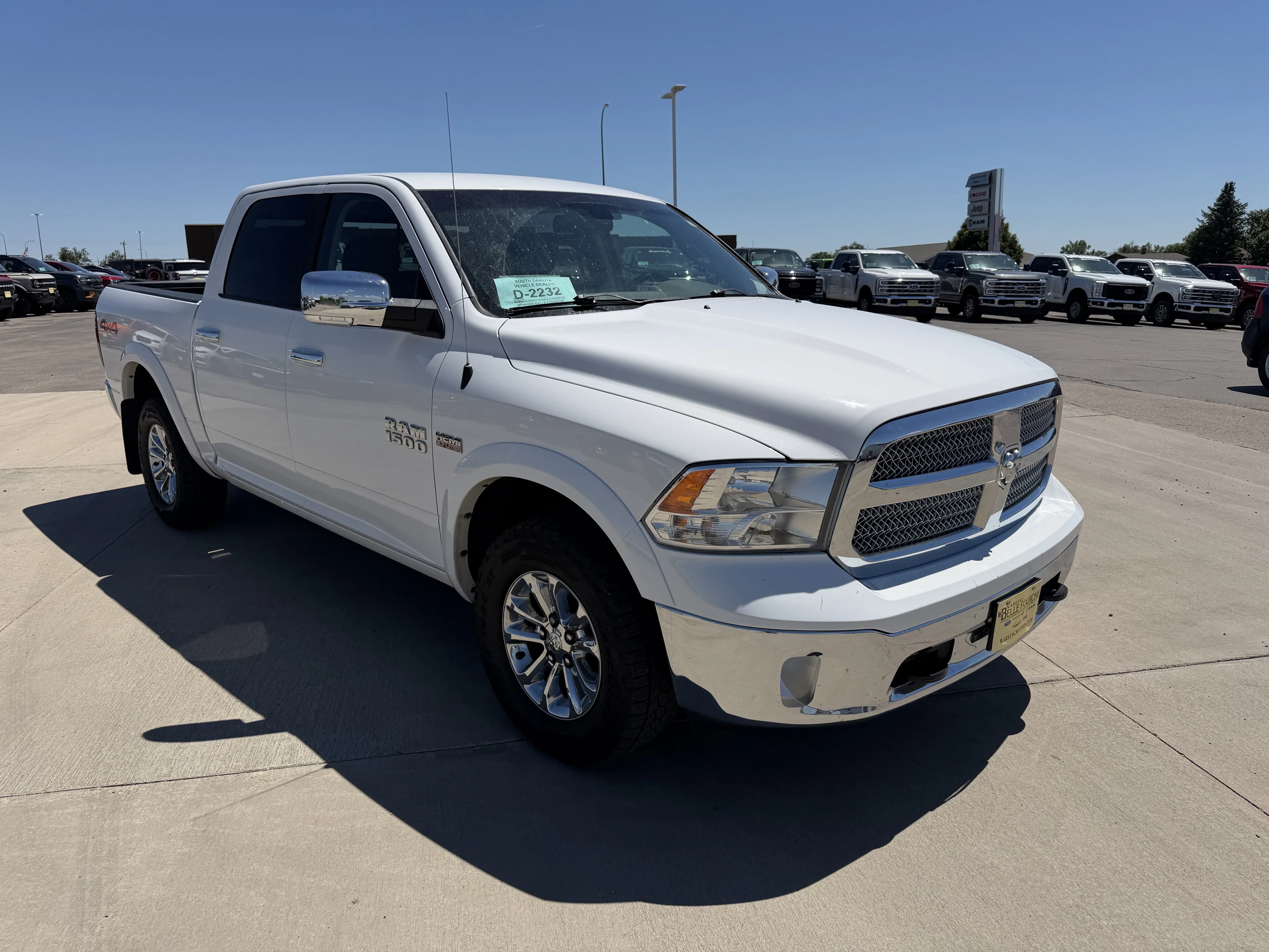 Used 2018 Bright White Clearcoat Ram Harvest image 3