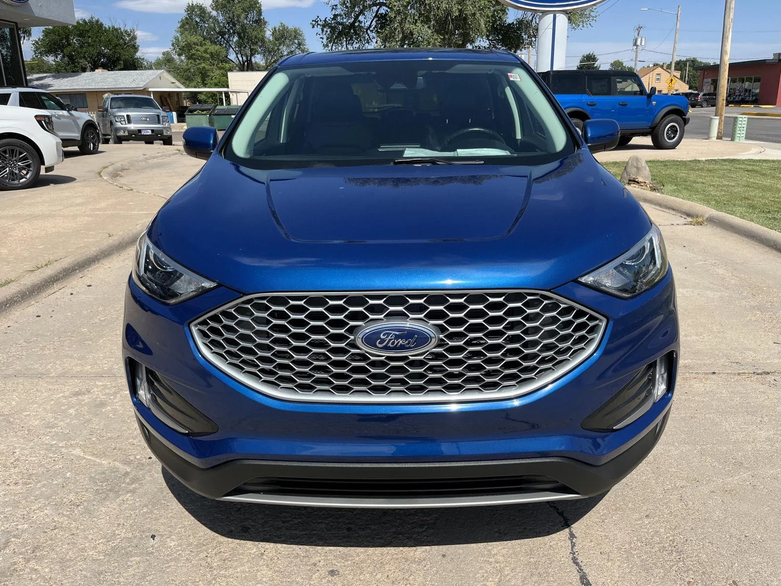Certified Used 2023 Atlas Blue Metallic Ford SEL image 3