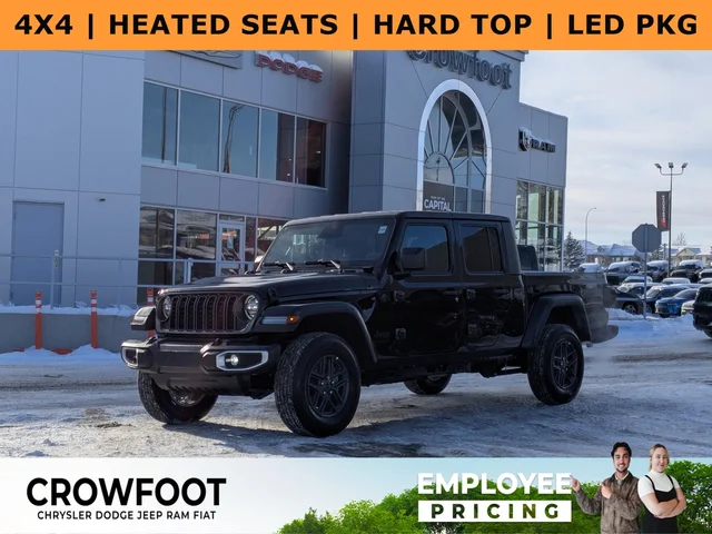 2026 Jeep Gladiator Sport S - - 4x4 - Safety Group - LED Lighting Group - Heated Seats & Steering & More!