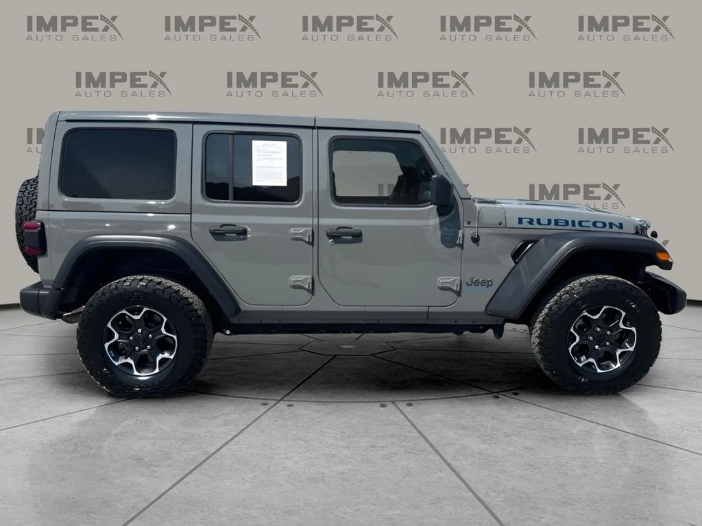 Used 2023 Gray Jeep Rubicon 4xe image 6