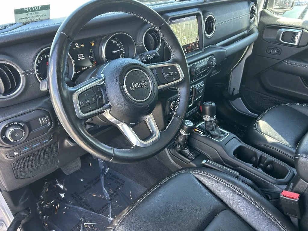 Used 2023 Silver Jeep Sahara 4xe image 22