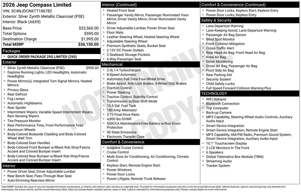 Used 2026 Silver Jeep Limited image 6