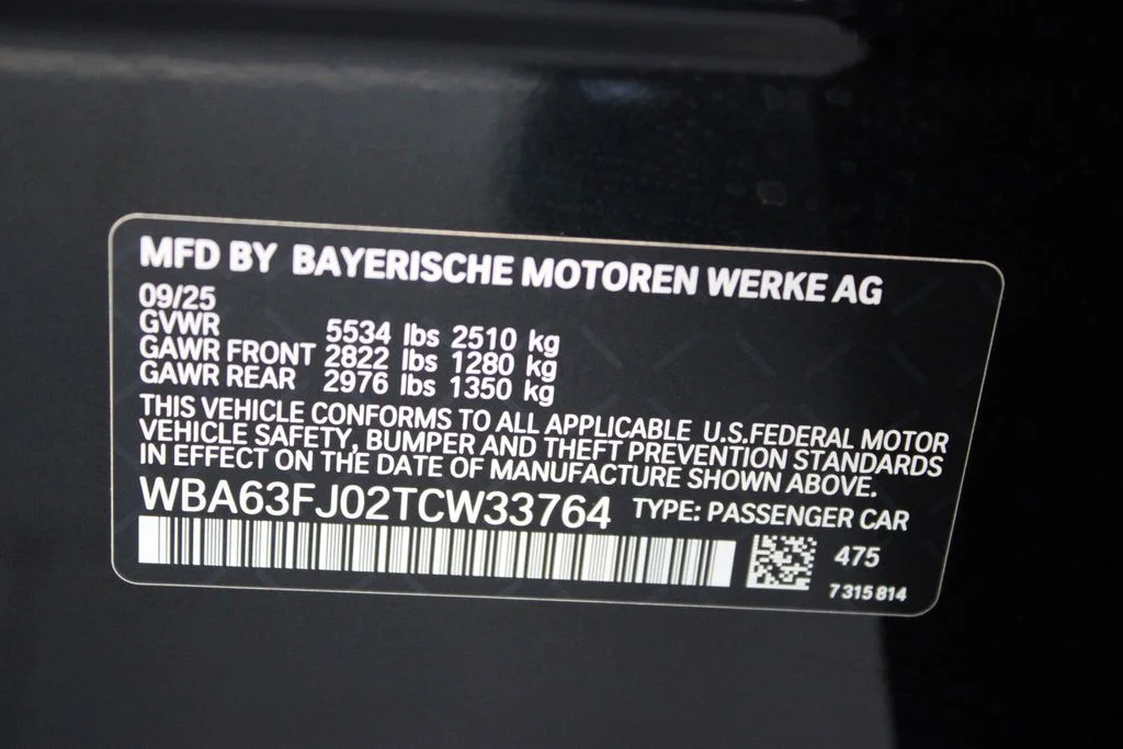 Certified Used 2026 Black Sapphire Metallic BMW 540i xDrive image 31