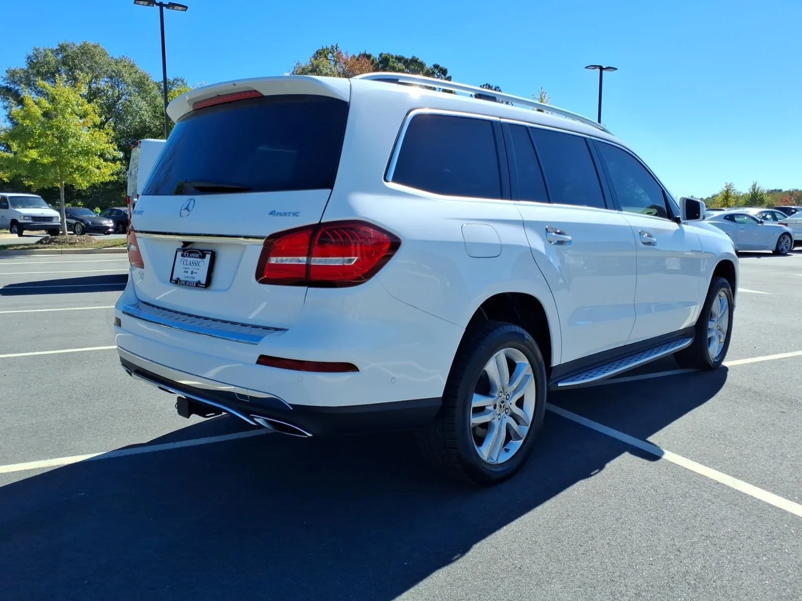 Used 2019 Polar White Mercedes-Benz GLS 450 image 2