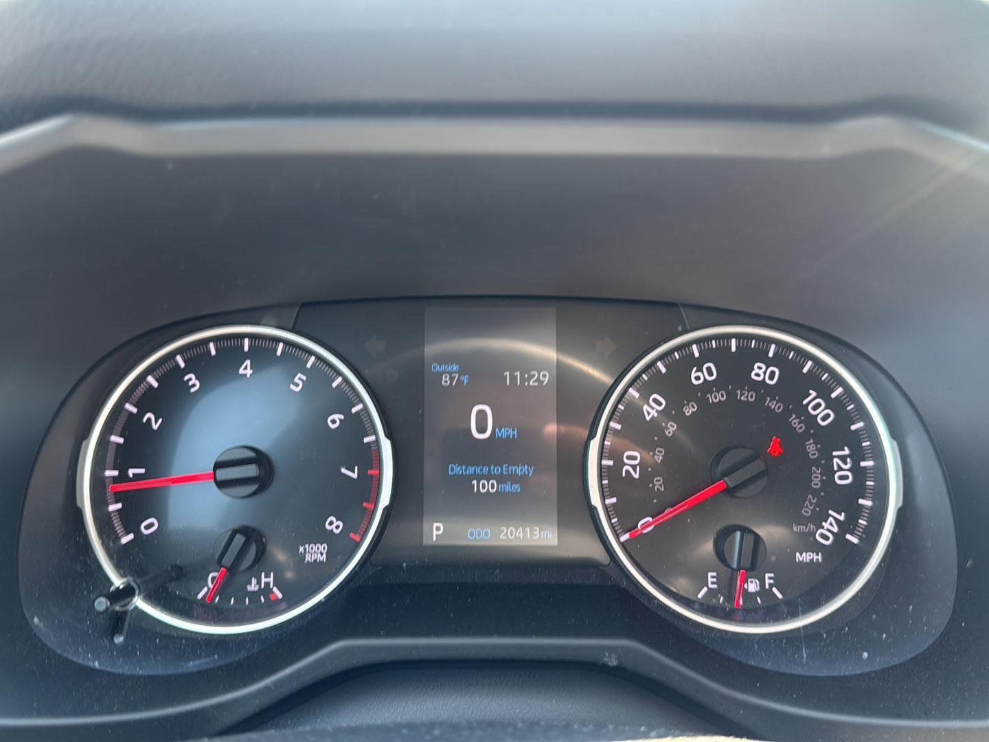 Used 2019 Silver Sky Metallic Toyota LE image 8