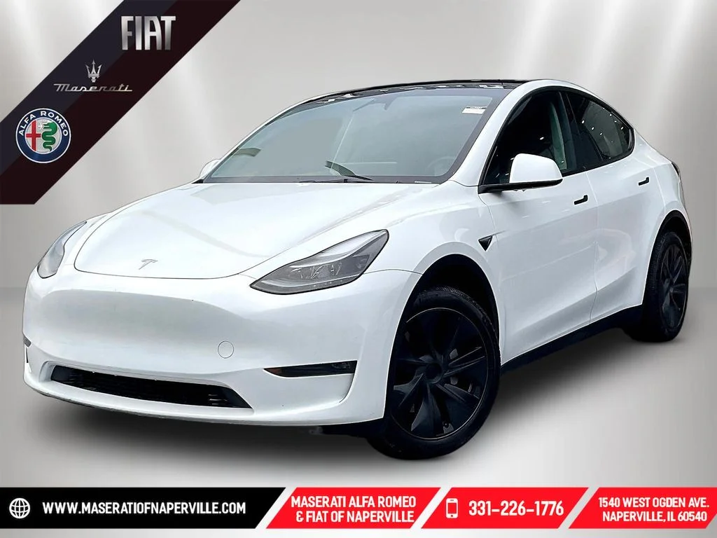 Used 2024 Pearl White Multi-Coat Tesla Long Range image 1