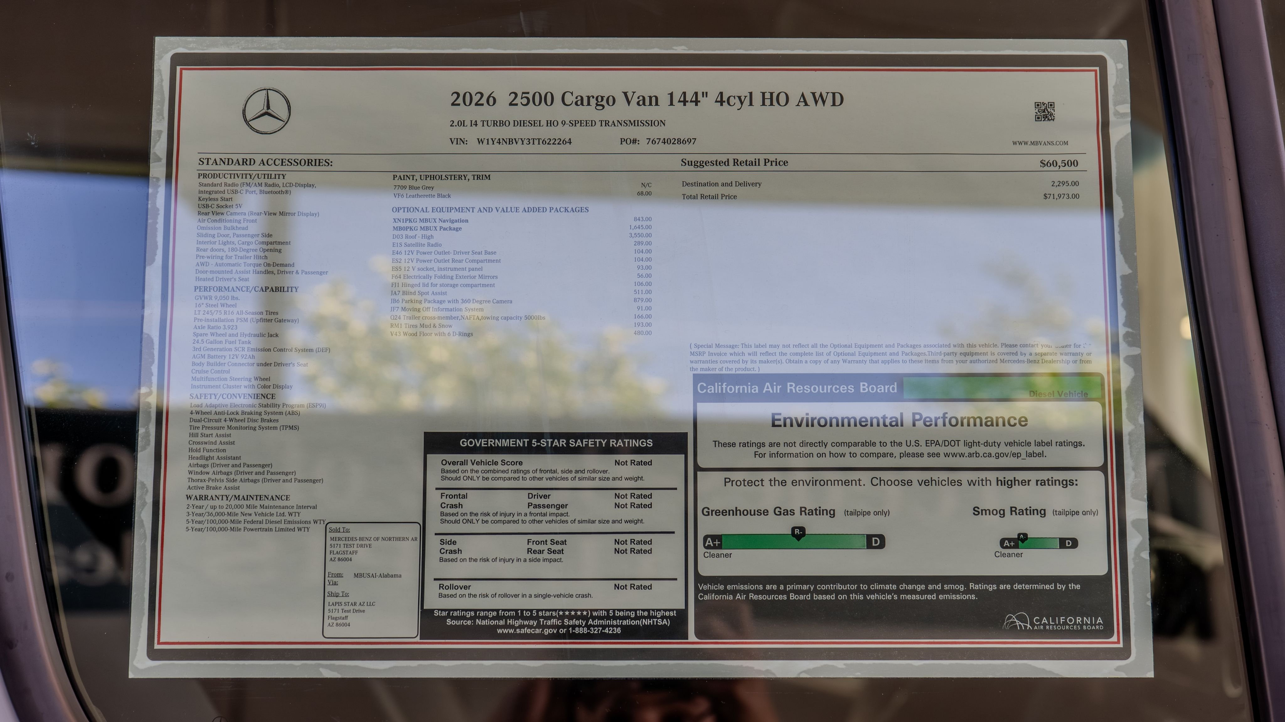 New 2026 Blue Gray Mercedes-Benz Cargo 144 WB image 34