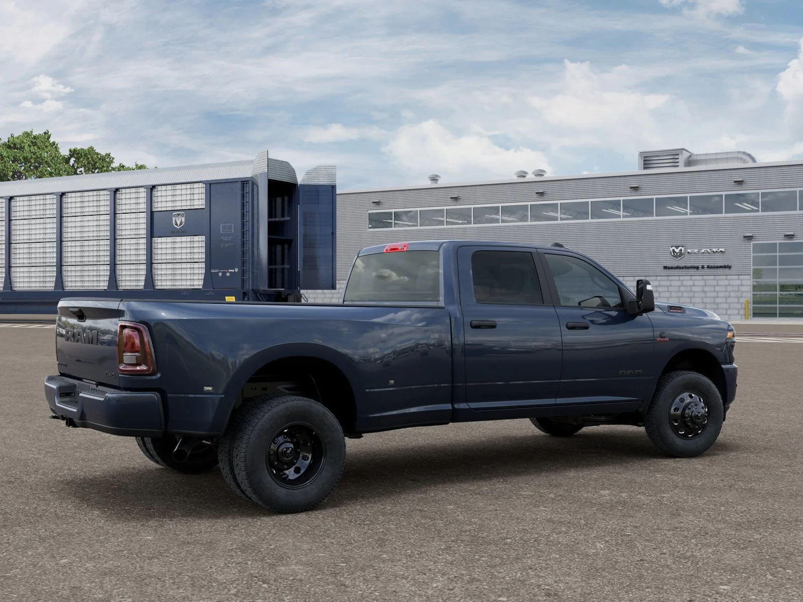 New 2026 Forged Blue Metallic Exterior Paint RAM Big Horn image 4