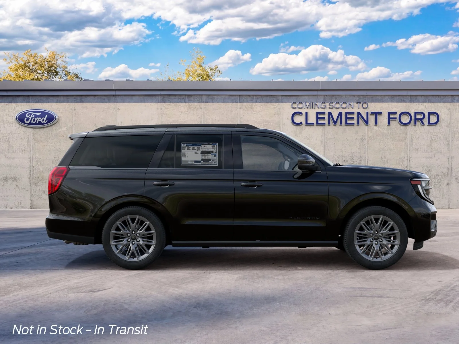 New 2027 Agate Black Metallic Ford Platinum image 5