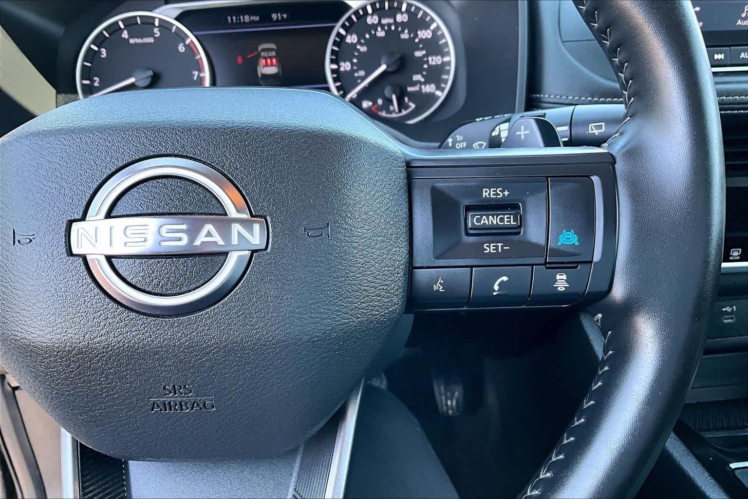 Used 2025 Super Black Nissan SV image 23