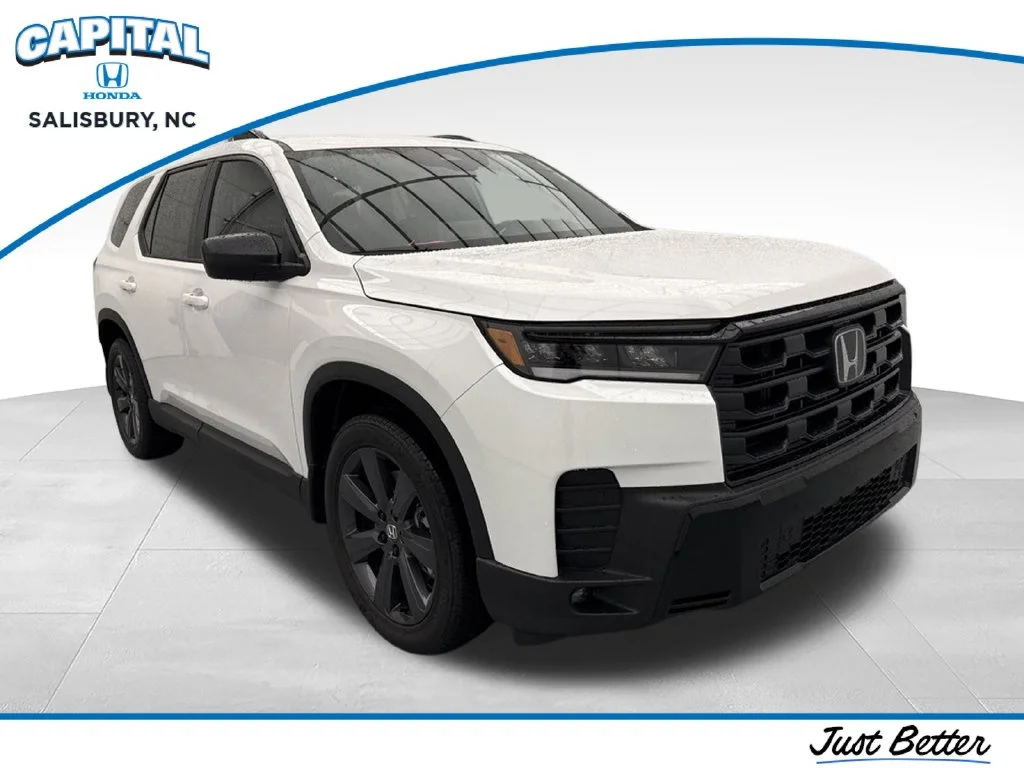 New 2026 Platinum White Pearl Honda Sport image 1