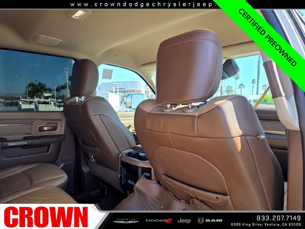 Certified Used 2021 White Ram Limited Longhorn image 14