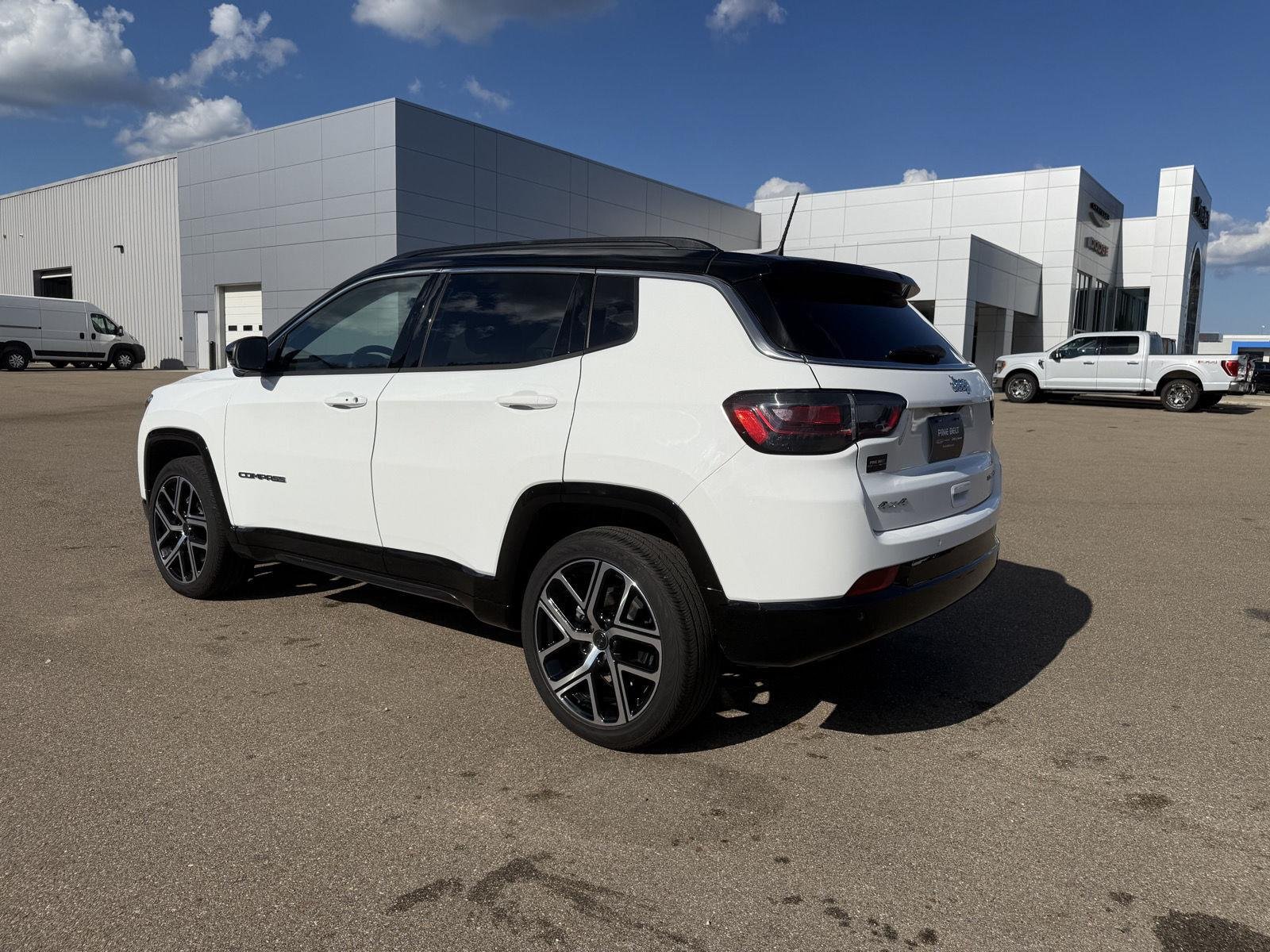 Used 2025 Bright White Clearcoat Jeep Limited image 4