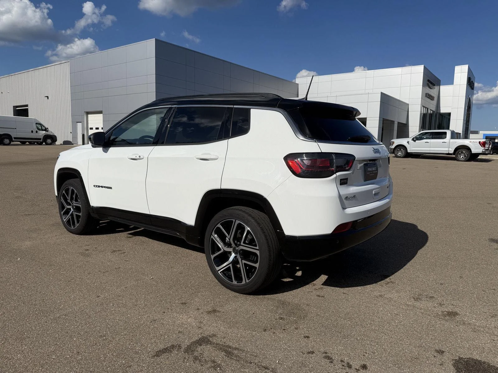Used 2025 Bright White Clearcoat Jeep Limited image 4