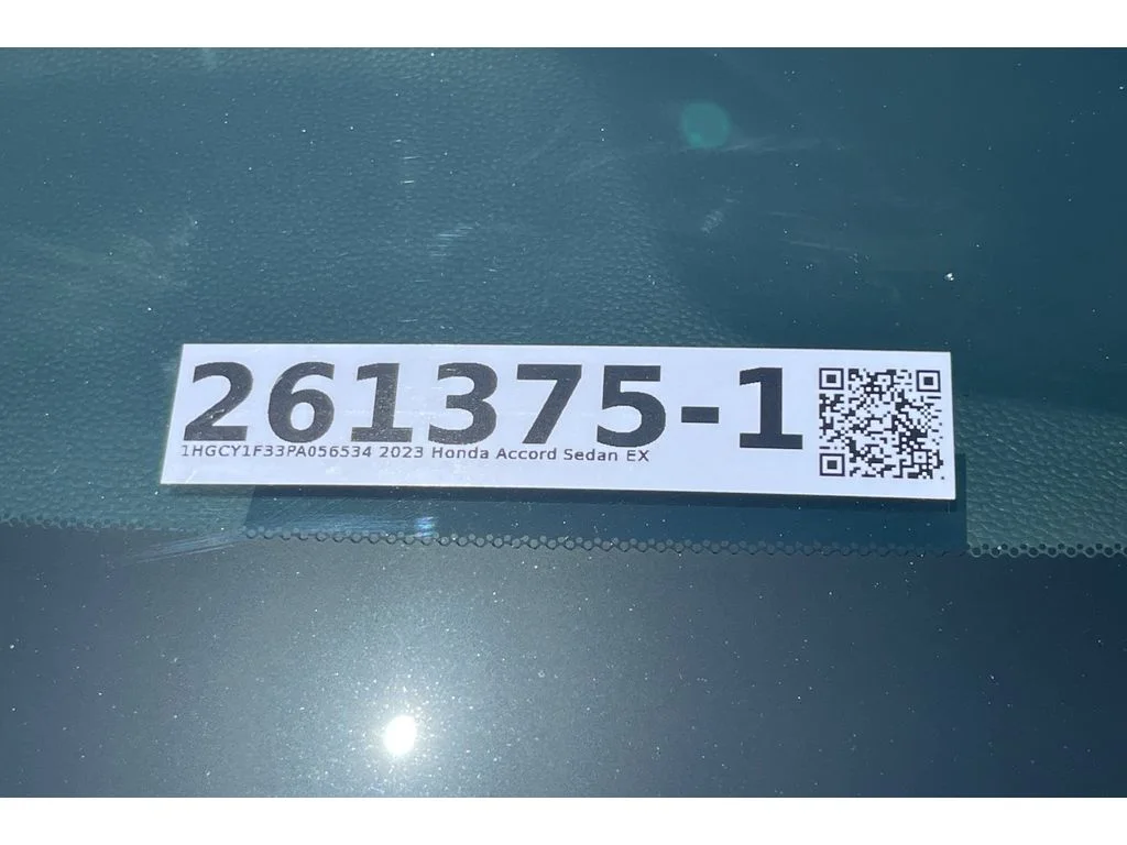Used 2023 Crystal Black Pearl Honda EX image 19