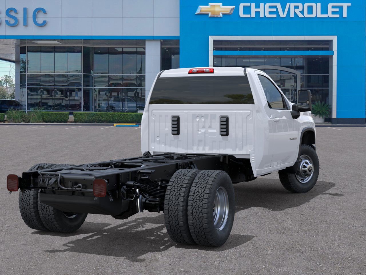 2026 Chevrolet Silverado 3500 HD Chassis Cab Work Truck White at Classic Elite Chevrolet Hwy 6