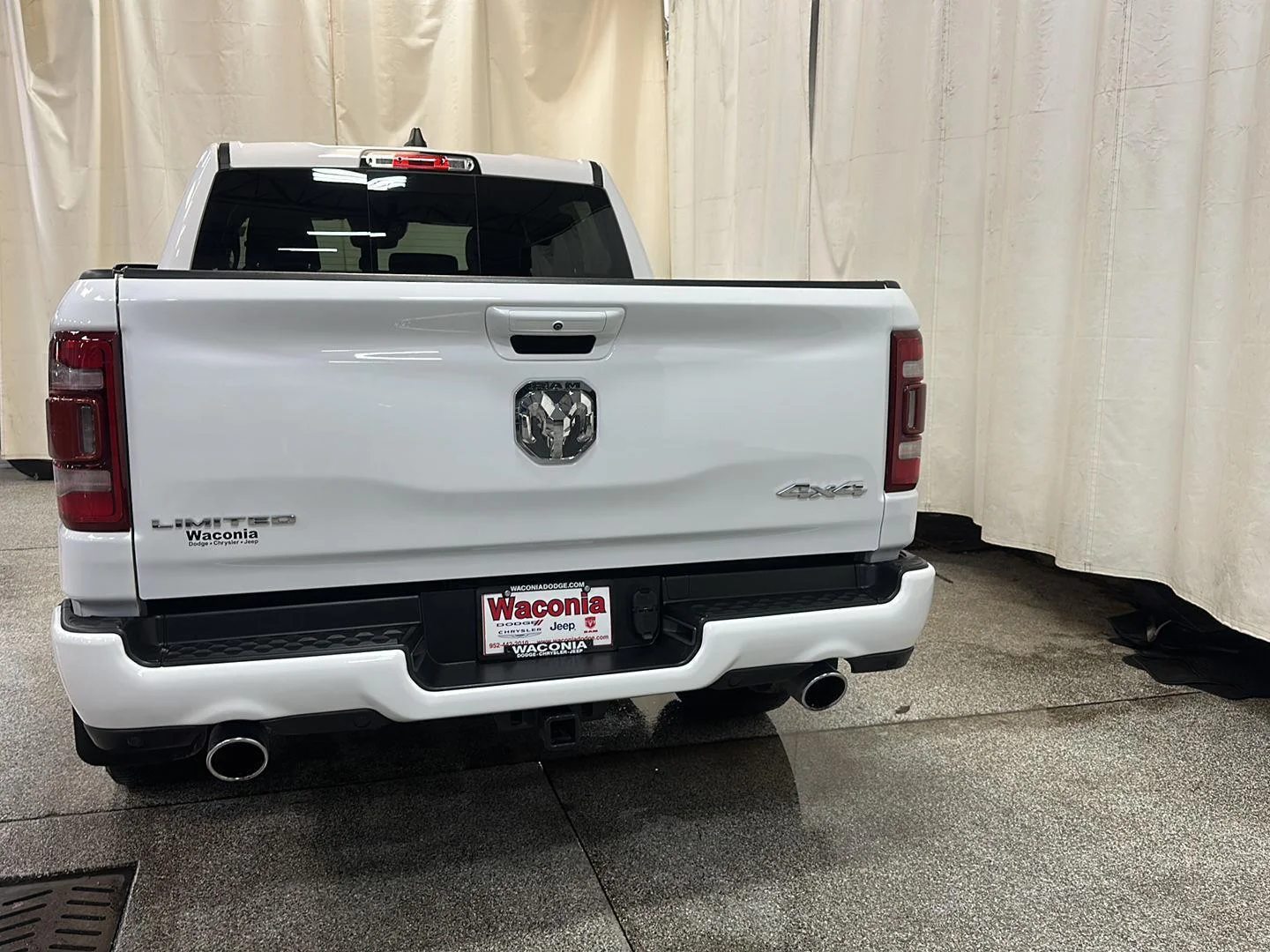 Used 2023 Bright White Clearcoat Ram Limited image 4