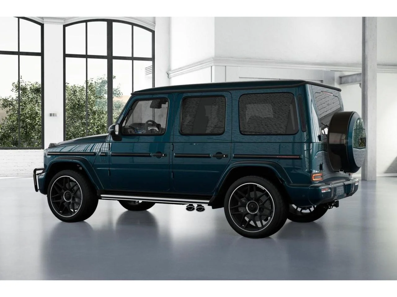 New 2027 MANUFAKTUR Sea Blue metallic Mercedes-Benz AMG® G 63 SUV image 31