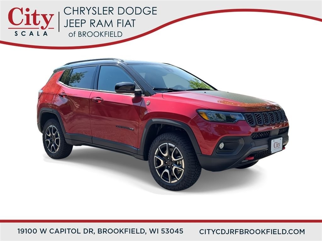 New 2026 Red Hot Pearl-Coat Exterior Paint Jeep Trailhawk image 1