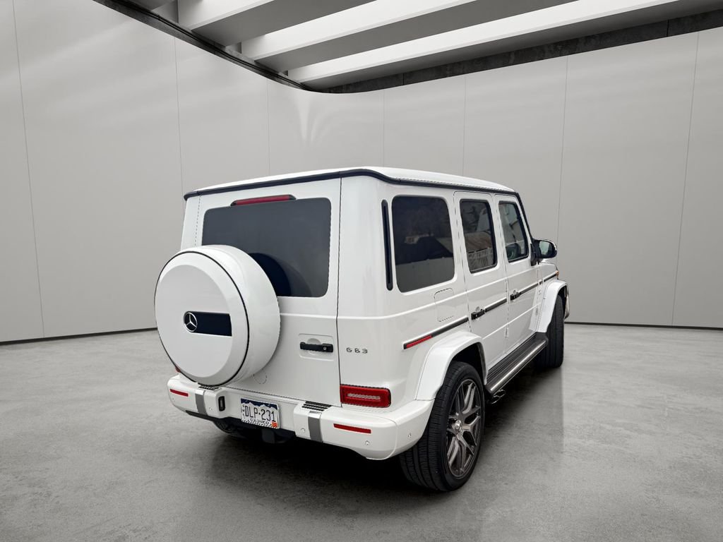 Used 2022 MANUFAKTUR Moonlight White Metallic Mercedes-Benz G63 AMG® image 6