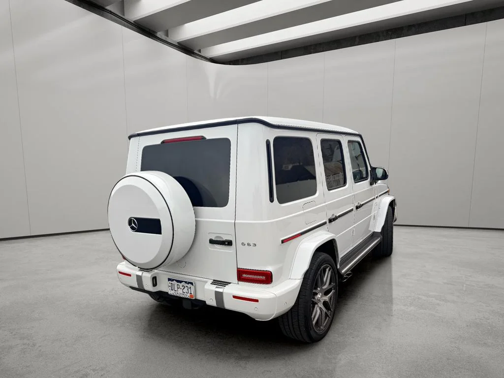 Used 2022 MANUFAKTUR Moonlight White Metallic Mercedes-Benz G63 AMG® image 6