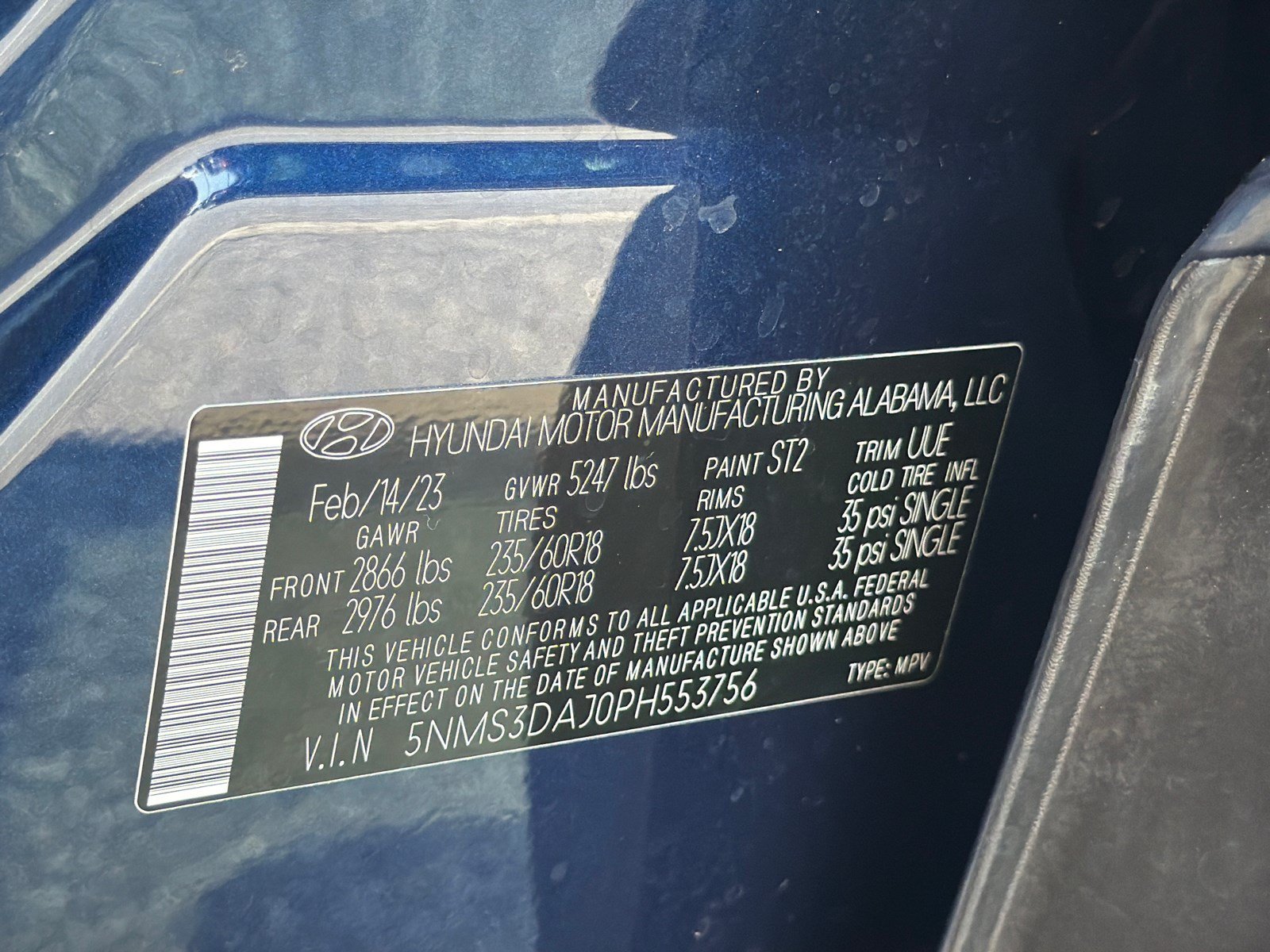 Used 2023 Stormy Sea Hyundai SEL image 35
