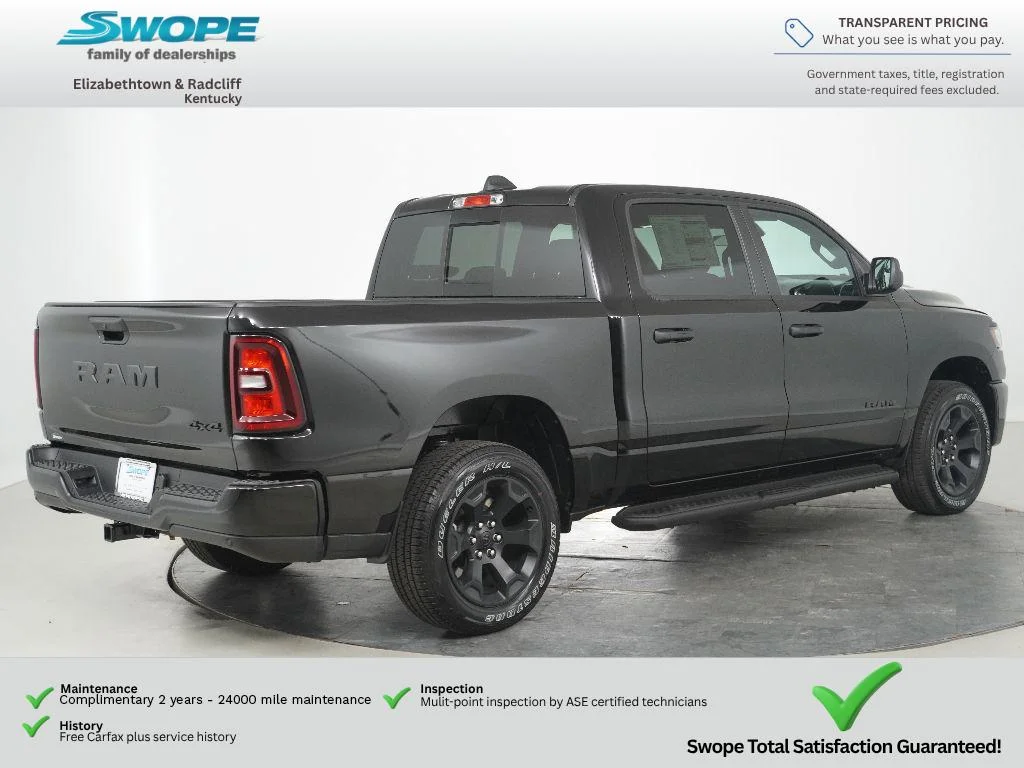 New 2026 Diamond Black Crystal Pearl-Coat Exterior Paint RAM Express image 3