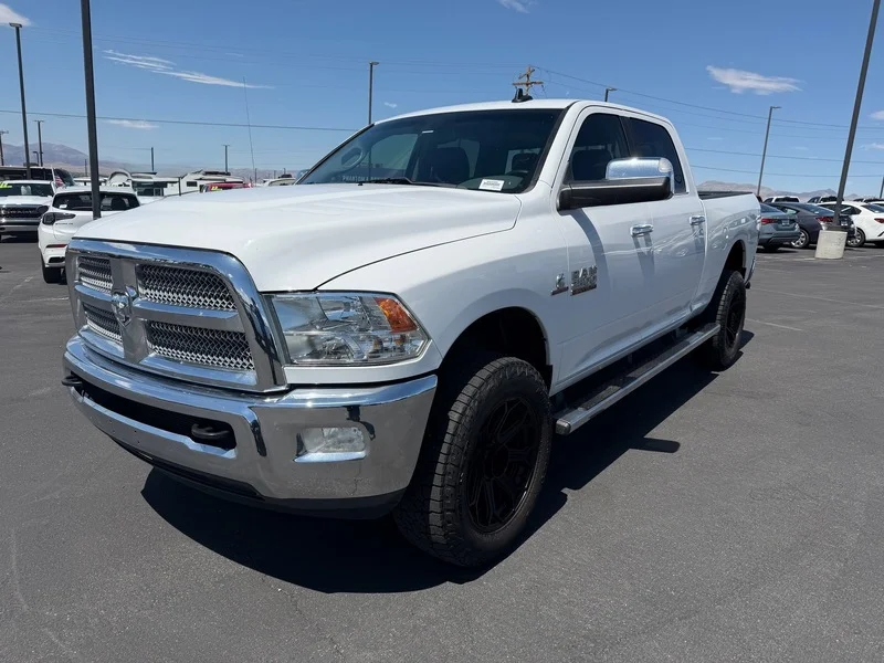 Used 2018 Bright White Clea Ram Big Horn image 7