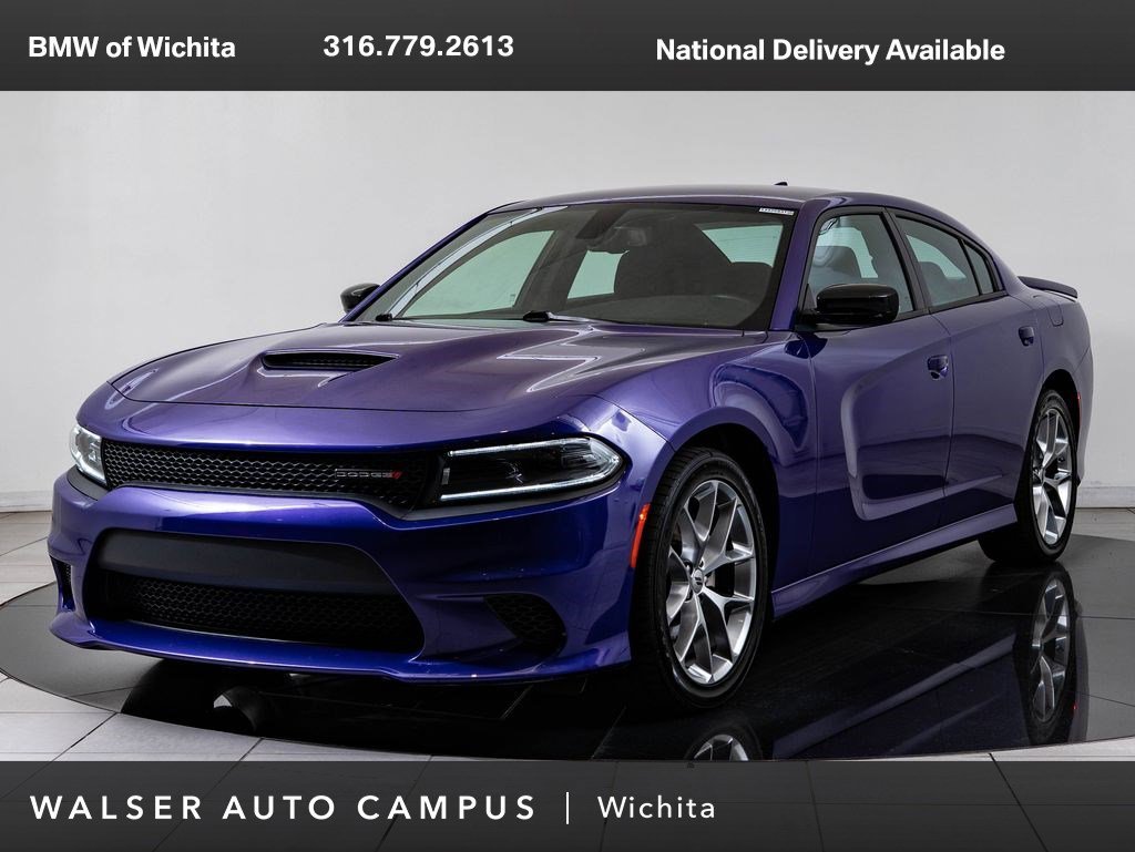 Used 2023 Plum Crazy Pearlcoat Dodge GT image 1